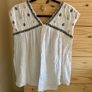 Lucky Brand embroidered tee